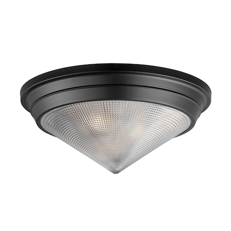 Maxim Lighting Hargreaves 3-Light Flush Mount, Black 10399PRBK